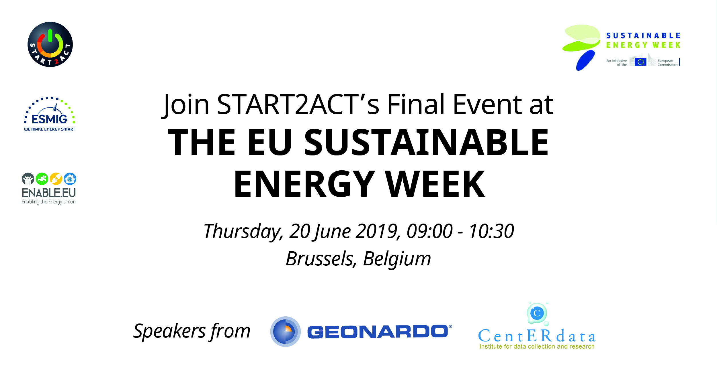 Join START2ACT's Final Event at the EU Sustainable Energy Week